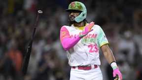 Fernando Tatis Jr. blasts a homer, then unleashes an epic bat flip!