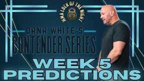 Contender Series 2023 Week 5 Predictions