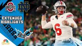 Ohio State vs. Notre Dame | EXTENDED HIGHLIGHTS | 9/23/2023 | NBC Sports