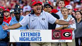 South Carolina vs No. 1 Georgia: Extended Highlights I CBS Sports