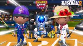 WORLD 1 LEAGUE HOME RUN DERBY! - Baseball 9