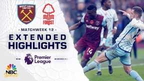West Ham United v. Nottingham Forest | PREMIER LEAGUE HIGHLIGHTS | 11/12/2023 | NBC Sports