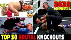 Top 50 Best Knockouts of DEC 2023 #7 (MMA•MUAY THAI•BOXING•KUN KHMER)
