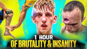 1 Hour Of BRUTAL MMA | Knockouts & Crazy Moments