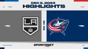 NHL Highlights | Kings vs. Blue Jackets - December 5, 2023