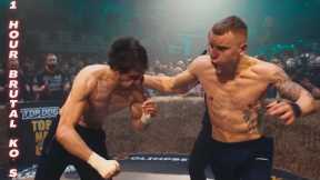 1 Hour Of Brutal Knockouts - Bare Knuckle, MMA, Boxing & Kickboxing
