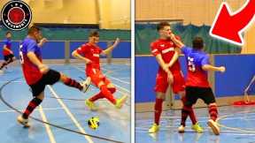 I Played in a PRO FUTSAL MATCH & I Got PUNCHED... (Football Skills & Goals)