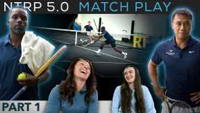 @TotalTennisDomination vs @MarkSansait - NTRP 5.0 Match Play (Part 1)