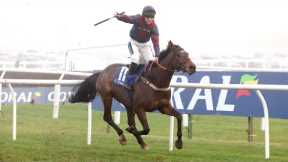 Oh Gino! DATSALRIGHTGINO comes from last to first in £250,000 Coral Gold Cup