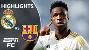 🏆 Vinicius Jr. MASTERCLASS 🏆 Real Madrid vs. Barcelona | Spanish Supercopa Highlights | ESPN FC