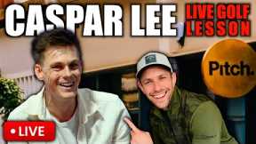 Live Golf Lesson with YOUTUBE OG CASPAR LEE - Fix Your Slice Swing