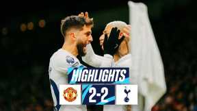 MAN UTD 2-2 TOTTENHAM HOTSPUR // PREMIER LEAGUE HIGHLIGHTS // RICHARLISON & BENTANCUR EARN POINT