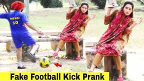 Fake Football Kick Prank - Funny Reactions | @HitPranks