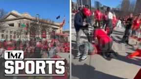 New Video Of Moment Rapid-Fire Shots Rang Out at Kansas City Chiefs Rally | TMZ Sports