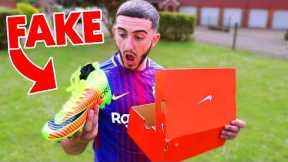 I GAVE HIM FAKE RONALDO FOOTBALL BOOTS (PRANK)