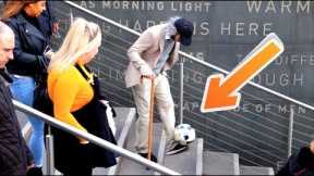 Old Man Crazy Football Skills Prank