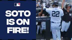 He’s ON FIRE! Juan Soto blasts his third home run of Spring Training!