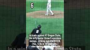 17 Strikeouts in only 6 INNINGS!! Hagen Smith: 17 of 18 outs by K. #baseball
