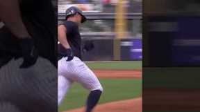 That sound off the bat 😮 Giancarlo Stanton crushes a 116 mph homer!