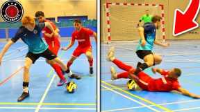 I Played in a PRO FUTSAL MATCH & It Got DANGEROUS! (Football Skills & Goals)