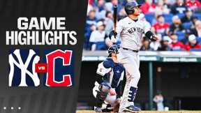 Yankees vs. Guardians Game 2 Highlights (4/13/24) | MLB Highlights