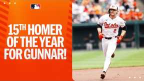 Gunnar Henderson slams his 15th home run of the season! (3rd straight game with a HR!)