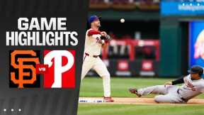 Giants vs. Phillies Game Highlights (5/6/24) | MLB Highlights