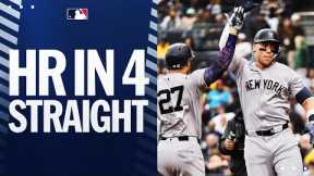 Aaron Judge’s bat delivers the verdict! 4th straight game with a homer! (17 on the season!)