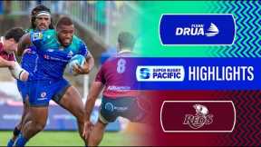 HIGHLIGHTS | FIJIAN DRUA v REDS | Super Rugby Pacific 2024 | Round 13