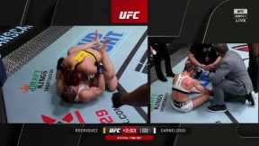 Piera Rodriguez DQ’d for headbutting Ariane Carnelossi at #UFCVegas92 | ESPN MMA