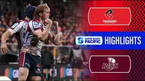 HIGHLIGHTS | CRUSADERS v REDS | Super Rugby Pacific 2024 | Round 11