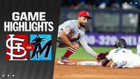 Cardinals vs. Marlins Game Highlights (6/17/24) | MLB Highlights
