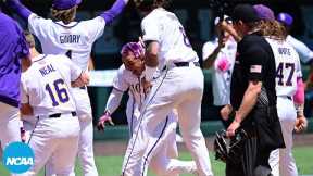 LSU's full late-inning comeback over Wofford in 2024 baseball regionals