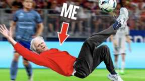 Old Man Plays Football Prank