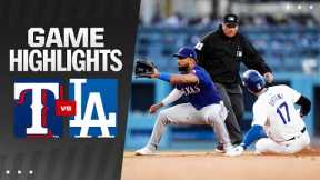 Rangers vs. Dodgers Game Highlights (6/11/24) | MLB Highlights