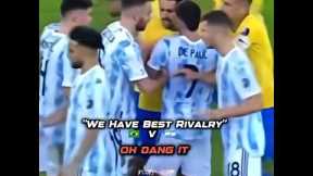 Biggest International Rivalry 🤨 #shorts #funny#football #footballedits #soccer#edits #messi#vandijk