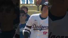 Shohei Ohtani is knocking on the door of 50/50 🔥