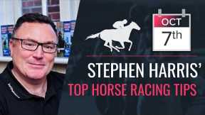 Stephen Harris’ top horse racing tips for Monday 7th October