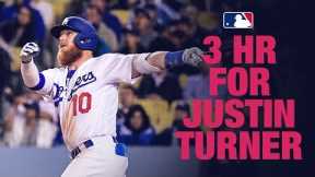 Turner lights up L.A. Sky with 3 Home Runs!