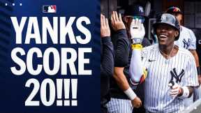 Yankees put up 20 RUNS! 🤯 (Judge 3-HR Game!)