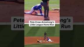 Pete Crow-Armstrong can fly 😮‍💨 #petecrowarmstrong #mlb #baseball #homerun