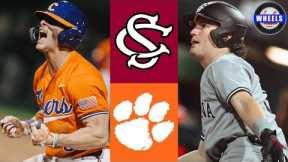 South Carolina vs #13 Clemson (Game 1) | 2025 College Baseball Highlights