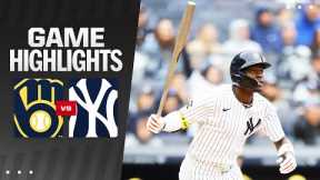 Brewers vs. Yankees Game Highlights (3/30/25) | MLB Highlights