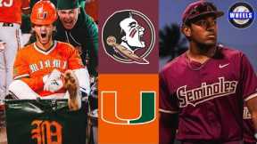 #5 Florida State vs Miami (G2) | 2025 College Baseball Highlights