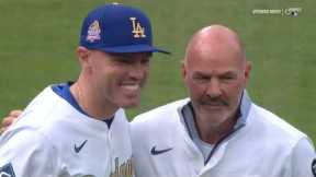 Ice Cube, Kirk Gibson, Freddie Freeman and more celebrate Dodgers championship in 1st home game!