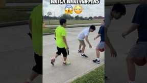 WATCH what happens 😳😱 #tennis #shorts #funny #basketball #tennisballcricket