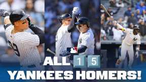 All 15 of the Yankees Opening Weekend home runs (Ties MLB record to start the season!)