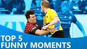 Top 5 Funniest Moments of the Season | Funny Rugby