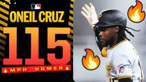115 MPH OFF THE BAT from Oneil Cruz for his 1st home run of 2025! 🔥