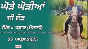 🔴[Live] Dharak (Mohali) Horse Race 27 April 2025